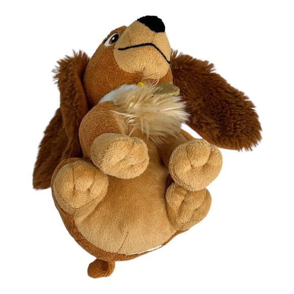 Vintage Disney LADY & Tramp PLUSH 8” Stuffed Animal Cocker Spaniel Puppy Dog - Picture 5 of 6